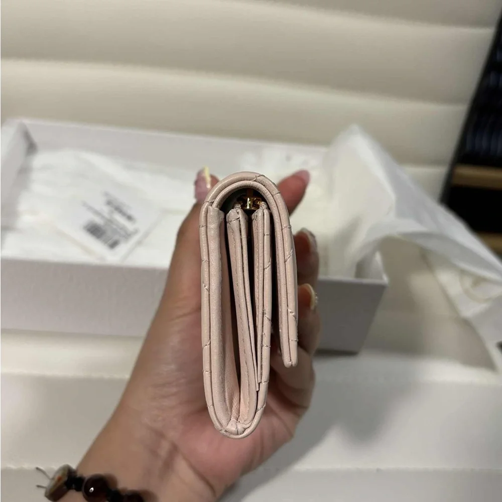 Dior Nude Quilted Leather Wallet
